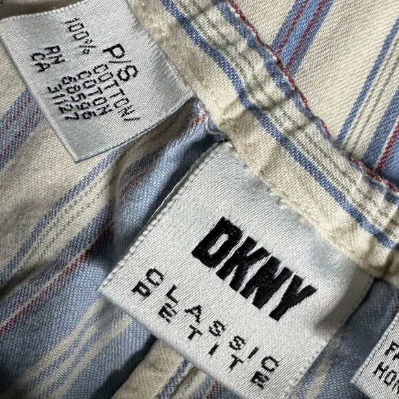 DKNY Classic Petite Striped Cropped Wide Leg Pants, Petite Small - Picture 8 of 13